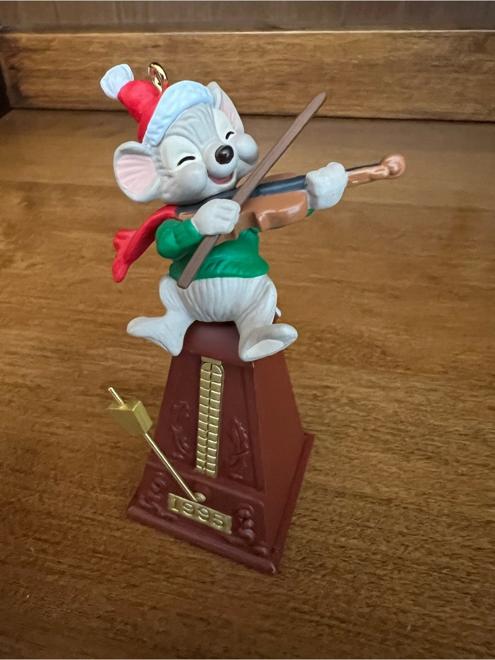 1995 Hallmark Ornament Mouse on Metronome “In Tune with Christmas” - Picture 3 of 8